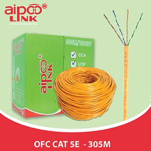 Cáp mạng Aipoo Link CAT5e UTP OFC