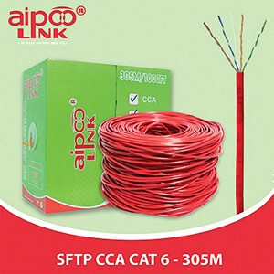 Cáp mạng Aipoo Link CAT6 SFTP CCA