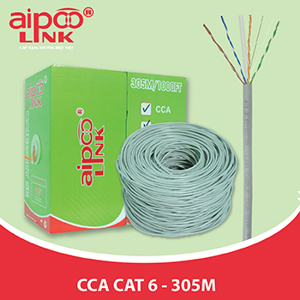 Cáp mạng Aipoo Link CAT6 UTP CCA