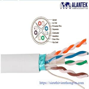 Cáp mạng Alantek Cat6A F/UTP LSZH (Grey)