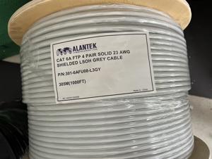 Cáp mạng Alantek Cat6A F/UTP LSZH (Grey)