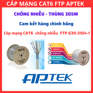 Cáp mạng APTEK CAT.6 FTP 630-2104-1