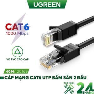 Cáp mạng bâm sẵn Cat6 dài 40m Ugreen 20169