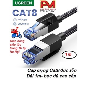 Cáp mạng CAT 8 dài 1M Ugreen 80429