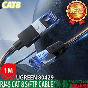 Cáp mạng CAT 8 dài 1M Ugreen 80429