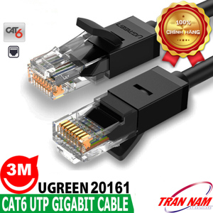 Cáp mạng CAT6 dài 3m đúc sẵn Ugreen 20161