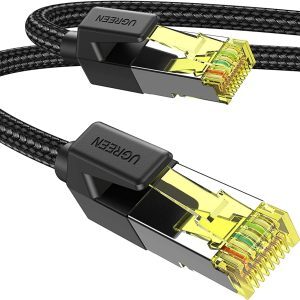 Cáp mạng Cat7 vỏ bọc Nylon dài 2M băng thông 10Gbps 600MHZ Ugreen 80423