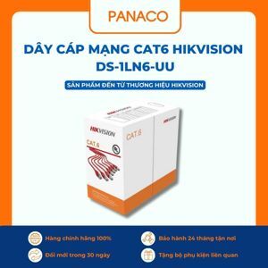 Cáp mạng chuyên dụng CAT6 Hikvision DS-1LN6-UU