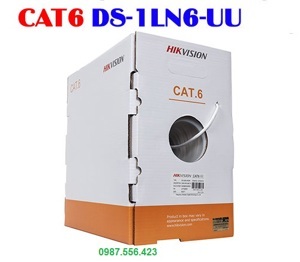 Cáp mạng chuyên dụng CAT6 Hikvision DS-1LN6-UU