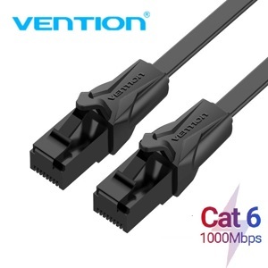 Cáp mạng đầu đúc Cat6 UTP 10m Vention IBABL (dẹt)