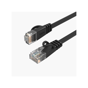 Cáp mạng dây dẹp 30m PUG-C6B-300-BK