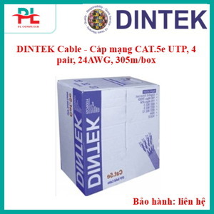 Cáp mạng Dintek CAT.5E UTP 24AWG 305m