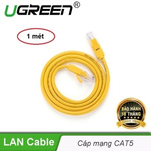 Cáp mạng đúc sẵn Cat5e Ugreen UG-11230 - 1m