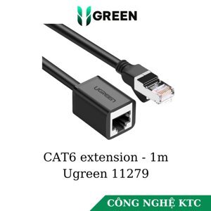 Cáp mạng đúc sẵn CAT6 nối dài 1m Ugreen 11279