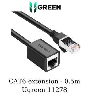 Cáp mạng đúc sẵn CAT6 nối dài 0.5m Ugreen 11278