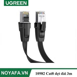 Cáp mạng đúc sẵn dẹt Cat8 dài 3m Ugreen 10982