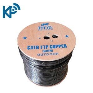 Cáp mạng HDPRO CAT5e FTP + 2C Copper Outdoor