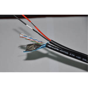 Cáp mạng HDPRO CAT5e FTP + 2C Copper Outdoor