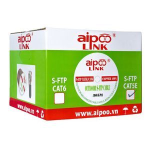 Cáp mạng Outdoor Aipoo Link CAT5e SFTP OFC with Messenger