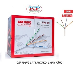 Cáp mạng UTP cat 5e Amtako 5222