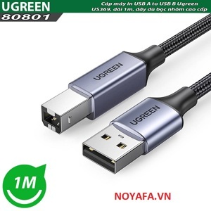 Cáp máy in USB 2.0 dài 1M cao cấp Ugreen 80801