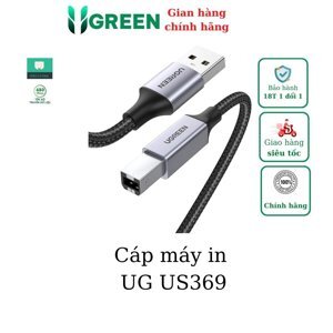 Cáp máy in USB 2.0 dài 2M cao cấp Ugreen 80803