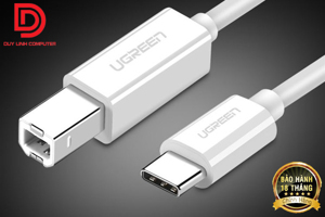 Cáp máy in USB Type C dài 1.5m Ugreen 40417