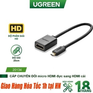 Cáp Micro HDMI Ugreen 30102