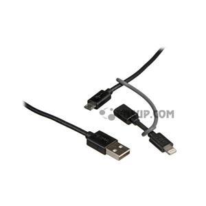 Cáp Micro USB & Lightning Belkin F8J080bt03-BLK 90cm