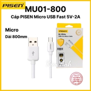 Cáp Micro USB Pisen 800mm