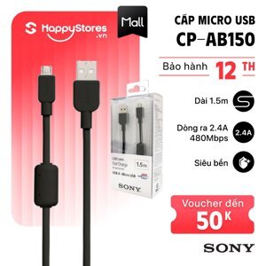 Cáp micro USB Sony CP-AB150
