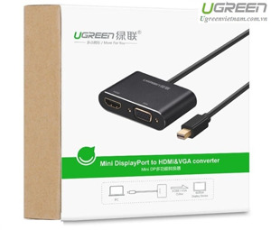 Cáp Mini Displayport to VGA + HDMI Ugreen 20422