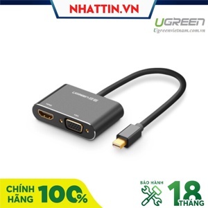 Cáp Mini Displayport to VGA + HDMI Ugreen 20422