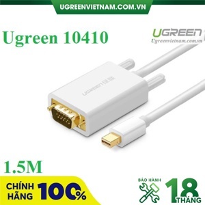 Cáp Mini Displayport to VGA Ugreen 10410 1.5m