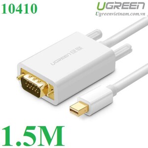 Cáp Mini Displayport to VGA Ugreen 10410 1.5m