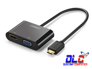 Cáp mini HDMI sang HDMI + VGA Ugreen 40385