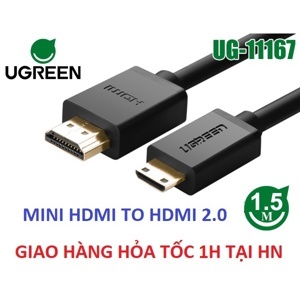 Cáp Mini HDMI to HDMI 1.5m Ugreen 11167