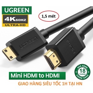 Cáp Mini HDMI to HDMI 1.5m Ugreen 11167