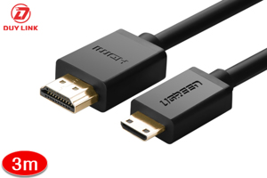 Cáp mini hdmi to hdmi 3 mét Ugreen UG-10118