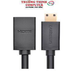 Cáp Mini HDMI to HDMI Female Ugreen 20cm 20137#00208