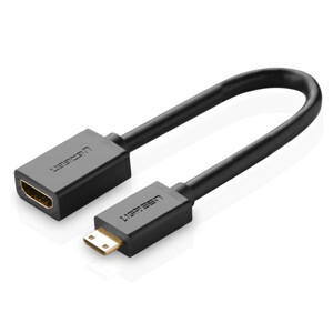 Cáp Mini HDMI to HDMI Female Ugreen 20cm 20137#00208