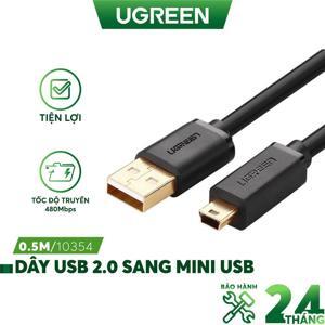 Cáp mini USB to USB 2.0 độ dài 0.5m Ugreen 10354