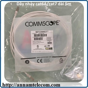 Cáp nhảy-Patch cord COMMSCOPE CAT6A F/UTP 5 mét (NPC6ASZDB-WT005M)