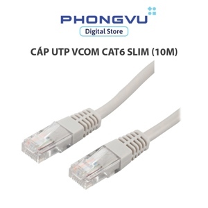 Cáp nhảy-Patch cord VCOM CAT6 UTP Slim 10 mét (P628005)