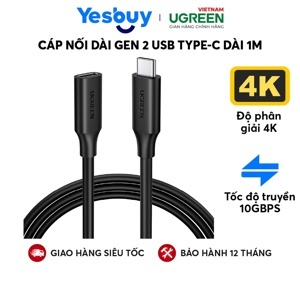 Cáp nối dài Type C dài 1M Ugreen 10387