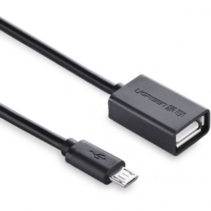 Cáp OTG Micro USB 2.0 dài 12cm Ugreen 10396