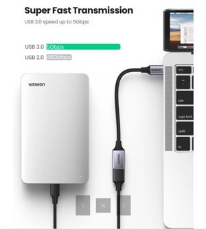 Cáp OTG USB Type C sang USB 3.0 Ugreen 70889