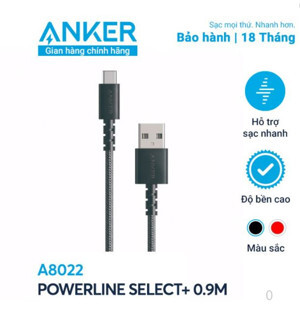 Cáp sạc điện thoại Anker A8022