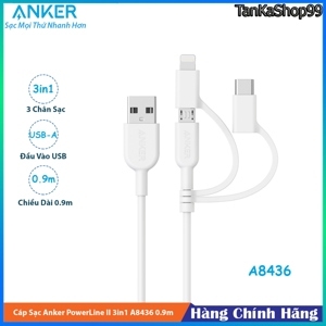 Cáp sạc điện thoại Anker A8436