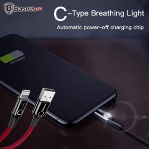 Cáp sạc Lightning tự ngắt thông minh Baseus C Shape Light LV195